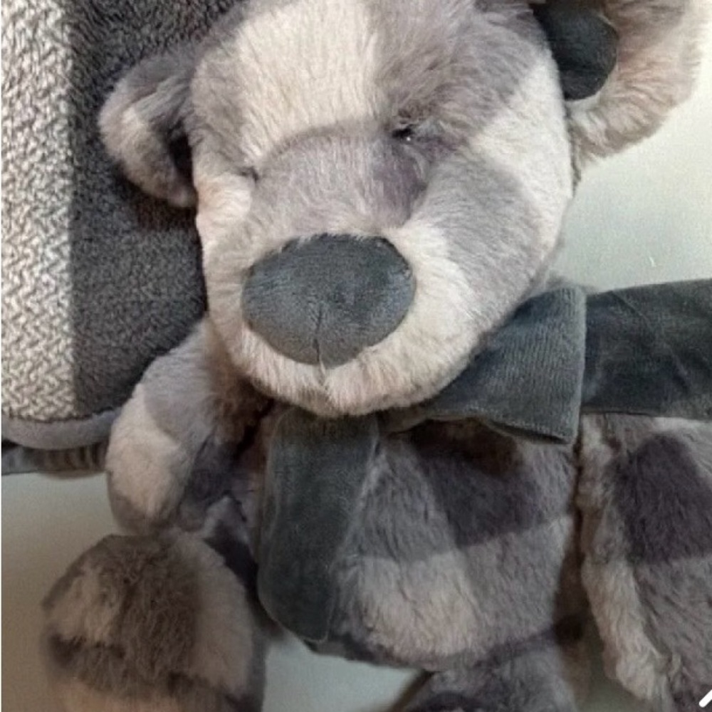 Gray Plush Teddy Bear